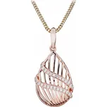 Silver Cat Stylový růžově zlacený náhrdelník se zirkony SC426 + 2 měsíce na vrácení zboží