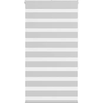 Roleta vidaXL Zebra roleta 75x150 cm šířka látky 70,9cm polyester [4014750] Barva: světle šedá