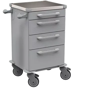 TINY 103 N vozík zdravotnický, plast ABS, šedá