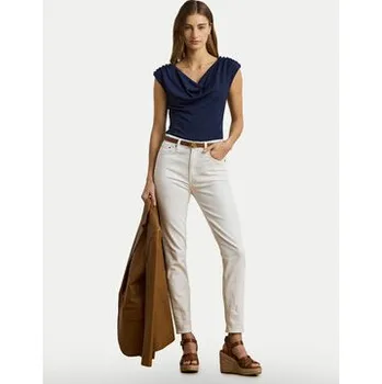 Dámská halenka LAUREN RALPH LAUREN Halenka 200889317001 Tmavomodrá Relaxed Fit XS