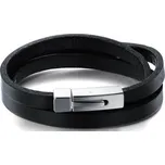 Troli Trojitý hladký kožený náramek Leather + 2 měsíce na vrácení zboží