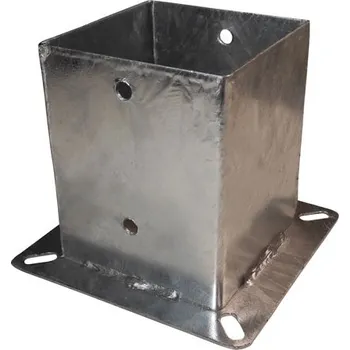 Tesařské kování BOTKA kotvící ČTVERCOVÁ 100x100x150x2,0