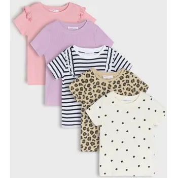 Sinsay - Tričko s krátkým rukávem - krémová - 078BZ-01X - 078BZ-01X-74-1