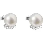 Evolution Group - Pavona Stříbrné náušnice pecky s pravými perlami Pavona 21020.1 + 2 měsíce na vrácení zboží