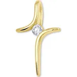 Soliter Originální zlatý křížek 246 001 00460 + 2 měsíce na vrácení zboží