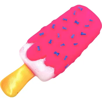 Hračka pro psa Surtep Animals Hračka pro psa pískací Nanuk 16 cm Barva: Růžová/bílá