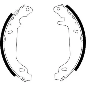 Brzdová čelist Sada brzdových čelistí TEXTAR 91037400