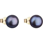 Evolution Group - Pavona Zlaté náušnice pecky s pravými perlami Pavona 921042.3 peacock + 2 měsíce na vrácení zboží