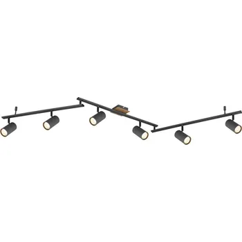 Bodové svítidlo Globo 57910-6G - Bodové svítidlo ROBBY 6xGU10/35W/230V antracit