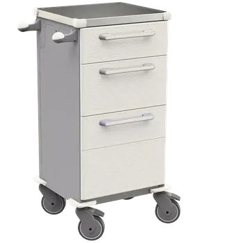 TINY 152 N vozík zdravotnický, plast ABS, bílá