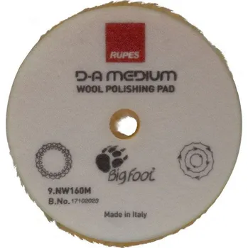 Brusný kotouč RUPES DA lešticí kotouč vlněný 80s.z. Medium žlutý (9NW80M)