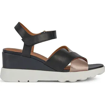 Dámské sandále Kožené sandály Geox D SPHERICA EC6 C D45G0C.043CF.C0067 černá 99X, EUR 36