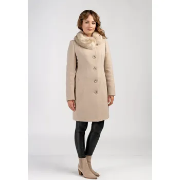 Dámský kabát Kabát DALIA béžový 36