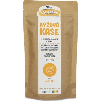 OSLAZENO bez cukru - Instantní kaše rýžová NATURAL 180 g (3 porce)