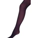 Dámské vzorované fialové punčochy Barva: fialová, Velikost: L