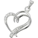 Soliter Přívěsek z bílého zlata Srdce 249 001 00431 07 + 2 měsíce na vrácení zboží