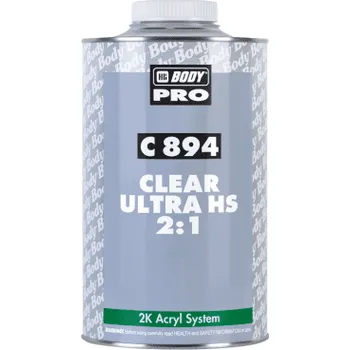 HB BODY C894 CLEAR ULTRA HS transparentní 1L