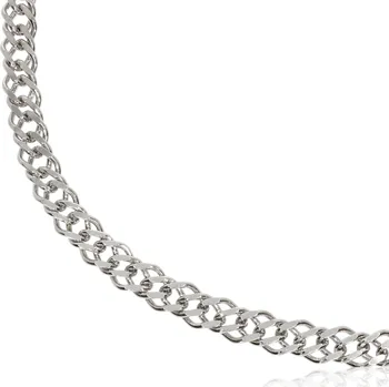 Řetízek Zlatnictví Helios Stříbrný masivní řetěz Rombo Velikost: 50cm, Váha: 48g