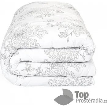 přikrývka Celoroční přikrývka z dutého vlákna LUX 220x200 Květy
