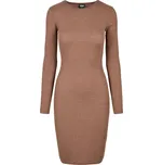 Dámské šaty URBAN CLASSICS TB1340 DARK KHAKI 4XL