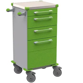 TINY 159 N vozík zdravotnický, plast ABS, zelená