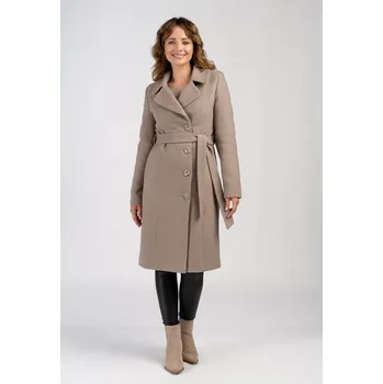 Dámský kabát Kabát ZUZANNA cappuccino 36
