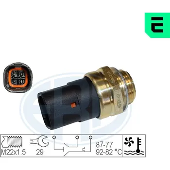 Ventilátor topení a klimatizace Teplotní spínač, větrák chladiče ERA 330219