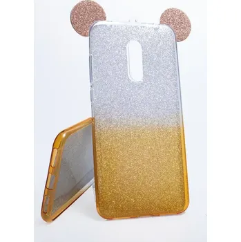 Pouzdro na mobilní telefon Pouzdro Mickey TPU Xiaomi Redmi 5 Plus Zlaté