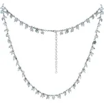 Silvego Stříbrný náhrdelník s pravým Akvamarínem Bern INS1015NAQ + 2 měsíce na vrácení zboží