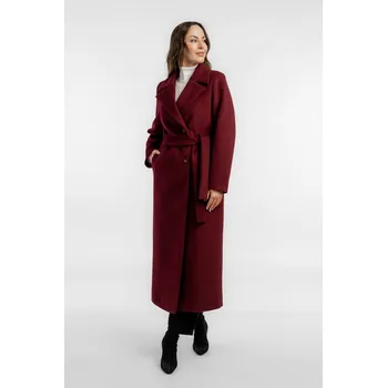 Dámský kabát Kabát VERONA burgundské alpaka 38