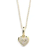 Cutie Jewellery Zlatý přívěsek ve tvaru srdce se zirkony Z6295-2383-40-10-X-1 + 2 měsíce na vrácení zboží