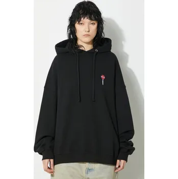 Pánská mikina Bavlněná mikina Fiorucci Black Lollipop Patch Hoodie M01FPSHO092CJ05BK01 černá 99X, vel. XS