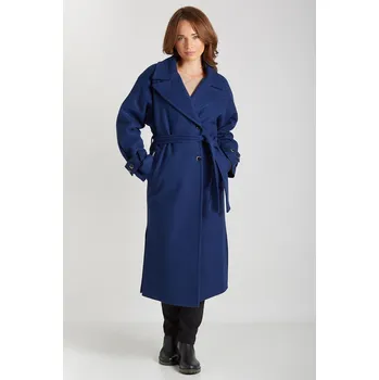 Dámský kabát Kabát ŻANETA chrpově modrý 36