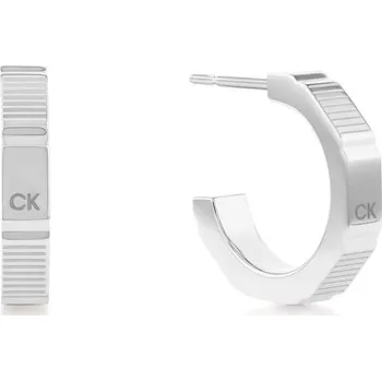 Šperk Calvin Klein Stylové kruhové náušnice z oceli Essential 35000518 + 2 měsíce na vrácení zboží