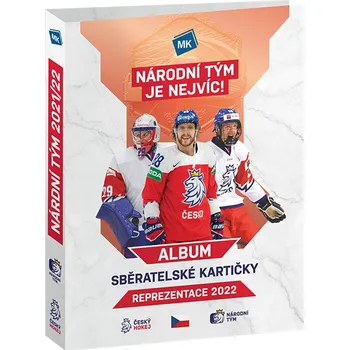 Karetní hra Moje Kartičky Sběratelské album pro hokejové kartičky 2022 + 10 fólií