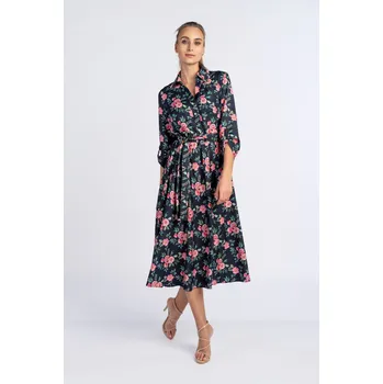 Dámské šaty Šaty SOFIA, zelené květy 38