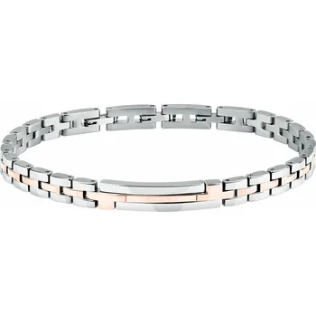 Náramek Trussardi Luxusní ocelový bicolor náramek T-Steel TJAXV02 + 2 měsíce na vrácení zboží