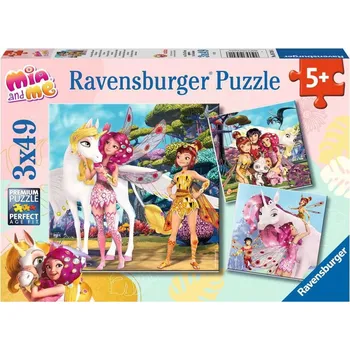 RAVENSBURGER Puzzle Mia a já 3x49 dílků