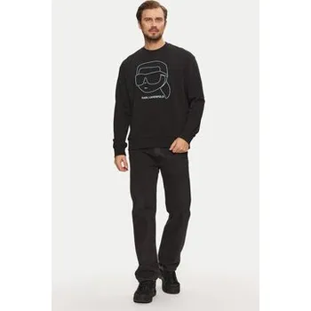 Pánská mikina KARL LAGERFELD Mikina 705176 551900 Černá Regular Fit L