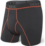 SAXX KINETIC L-C MESH BB Man, black/vermillion - boxerky pánské S