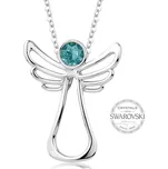 Levien Náhrdelník s tyrkysovým krystalem Guardian Angel + 2 měsíce na vrácení zboží