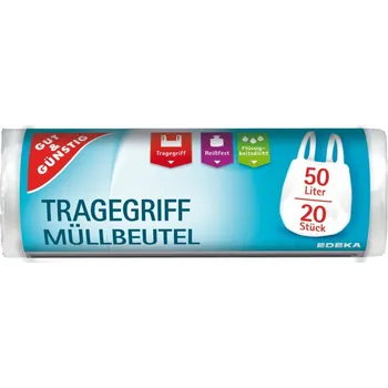 Pytle na odpadky G&G Zatahovací pytle na odpadky s držadlem 20 x 50 L