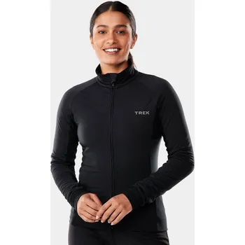 cyklistický dres Trek Circuit Thermal LS W Jersey černá XS