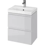 CERSANIT - SET 982 MODUO SLIM 50 ŠEDÁ DSM (SKŘÍŇKA + UMYVADLO) S801-228-DSM