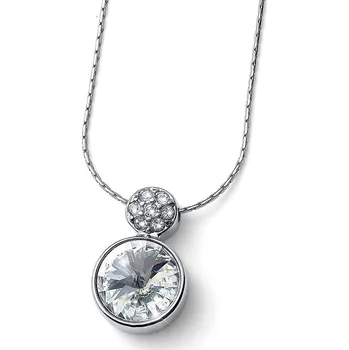 Náhrdelník Oliver Weber Oslnivý náhrdelník s čirými krystaly Wake 12267 001 + 2 měsíce na vrácení zboží