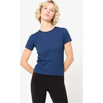 Pánské tričko KIMJALY Dámské fitness tričko s krátkým rukávem M MODRÁ