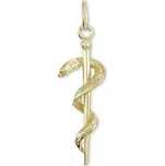 Soliter Zlatý přívěsek Aeskulapova hůl 241 001 00775 + 2 měsíce na vrácení zboží