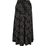 Dámská sukně URBAN CLASSICS TB4099 BLACK FLOWER XS