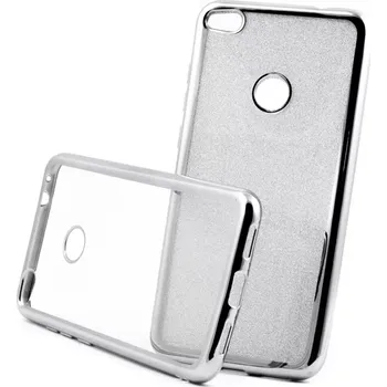 Pouzdro na mobilní telefon Pouzdro Glitter Case Elektro Huawei P9 Lite 2017 Stříbrné