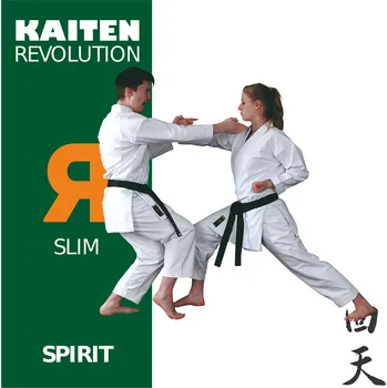 Bojový sport KIMONO KARATE KAITEN - SPIRIT REVOLUTION SLIM za SUPER CENU VČETNĚ PÁSKU Velikost: 150